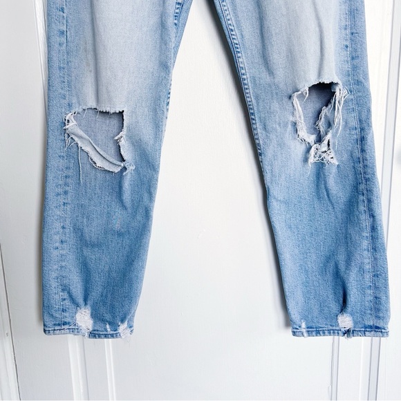 MOTHER • The Tomcat Jeans boyfriend straight leg slim crop The Confession ripped - Picture 12 of 16